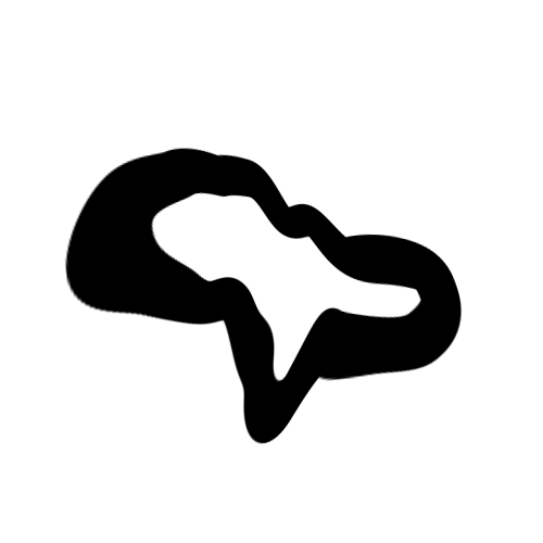 Animated amorphic 2d shape